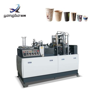 Máquina de fabricação de copos de chá de papel de alta velocidade Máquina de moldagem de copos de papel descartáveis com design atraente e profissional