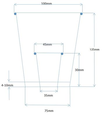 Máquina automática de fabricação de copos de papel descartáveis de velocidade média com tamanho externo de 2130mm*1350mm*1900mm e tensão de 220V/380V