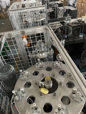 Tipo de processamento de papel de dobragem totalmente automático Máquina de formação de copos de papel de alta velocidade com espinha de copos de barras de cobre