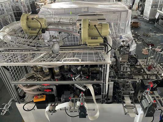 90-100pcs/min Máquina de fabricação de copos de café de papel de alta velocidade Máquina de produção de copos de papel descartáveis totalmente automática Dubai