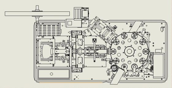 Máquina de fabricação de copos de papel de alta velocidade totalmente automática 100-110pcs/min