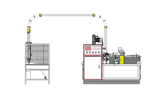 Máquina de fabricação de copos e chapas de papel para processamento de papel 65-85pcs/min