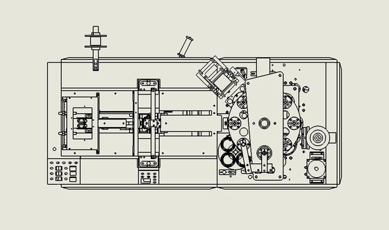 Fonte de gás 0,4 cbm/min Máquina de produção de copos de papel de 4 kW para alta velocidade 65-85pcs/min