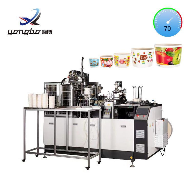 60-70 Pcs/Min Máquina de Fabricação de Caixas de Papel Formação automática para fonte de gás 0,5-0,8MPa Tipo de processamento